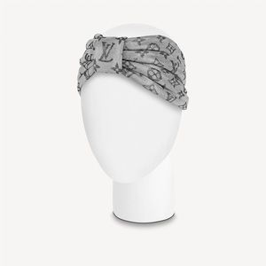 Louis Vuitton Silver Pool Party Turban Headband